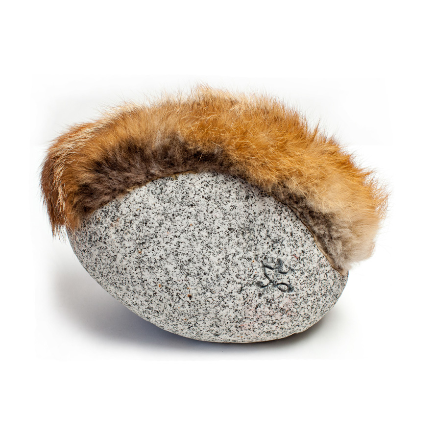 Kachel 1 Morph Object 1 Stone Fur Conceptual Art Kunst Skulptur